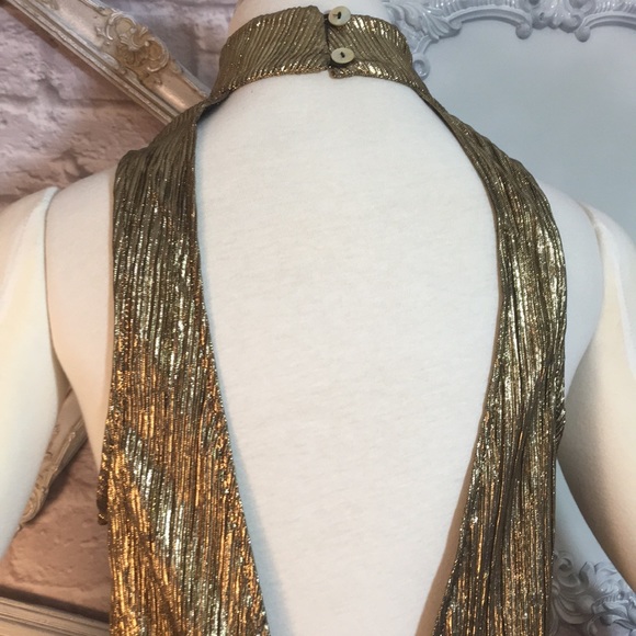NWT show me your mumu Choker Friday Gold Dress - Picture 8 of 8